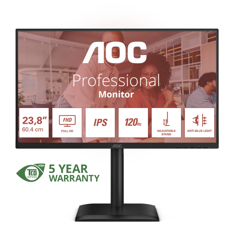 Monitor AOC 24E4U 23,8" Full HD IPS 120Hz 4ms