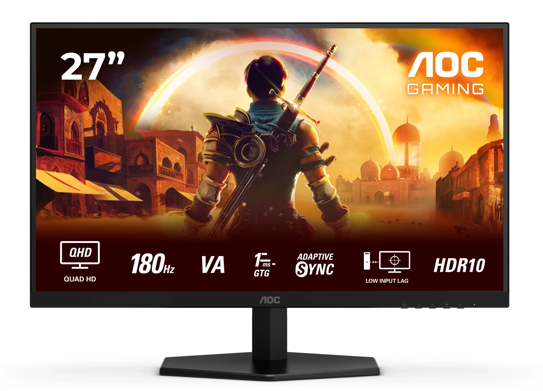 Monitor AOC Q27G42XNE 27" 2K Fast VA 180Hz 0,5ms MPRT Gamingowy