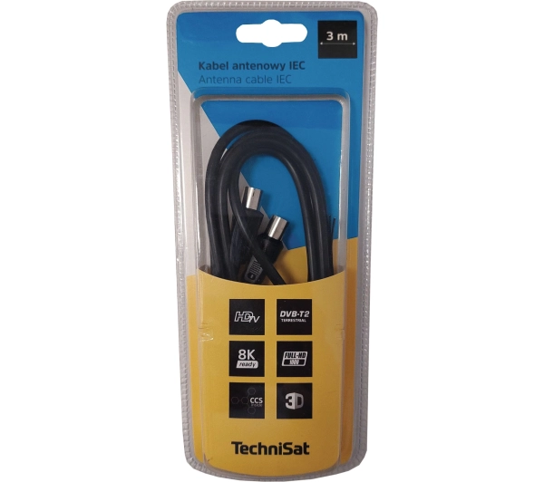 TechniSat 76-4831-03 3m Czarny
