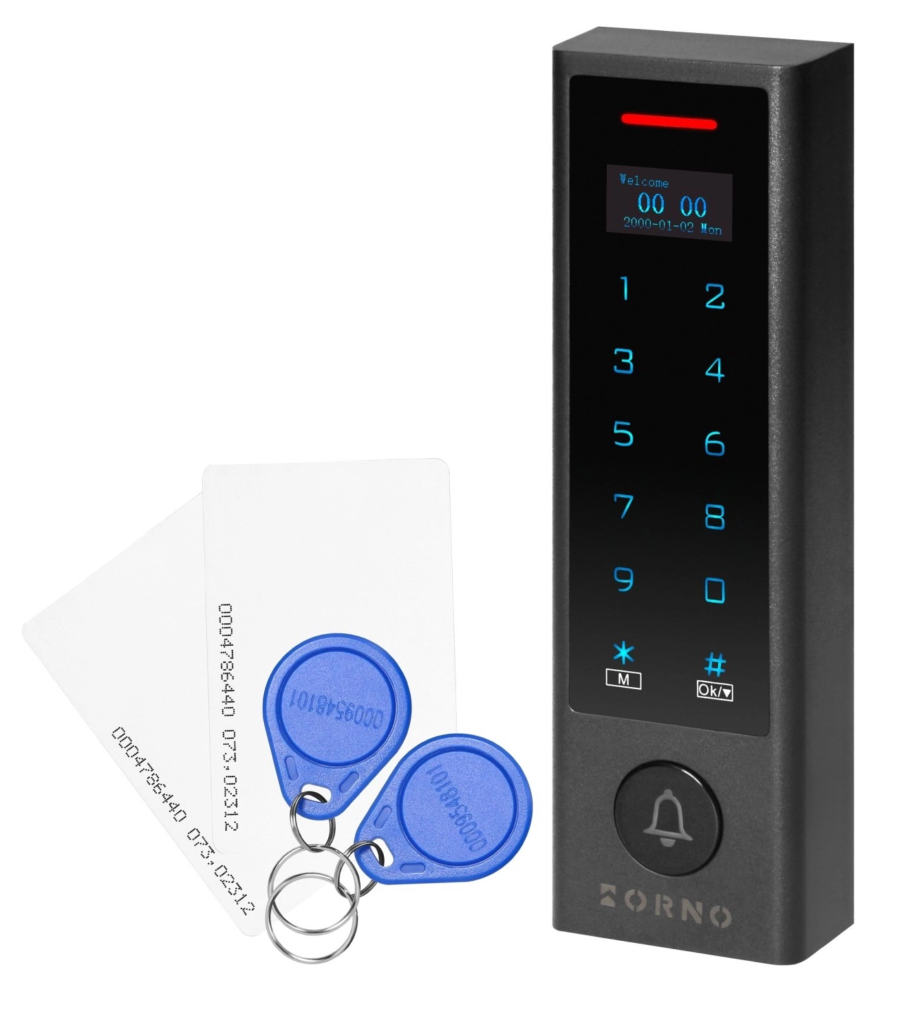 Zamek Orno szyfrowy OR-ZS-831 ekran OLED Wi-Fi IP68 Tuya Smart