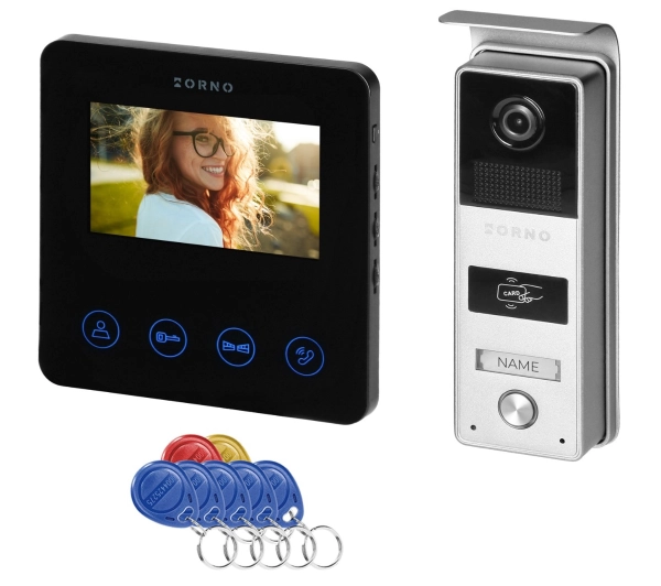 Domofony - Orno OR-VID-MB-1083/B Czarny