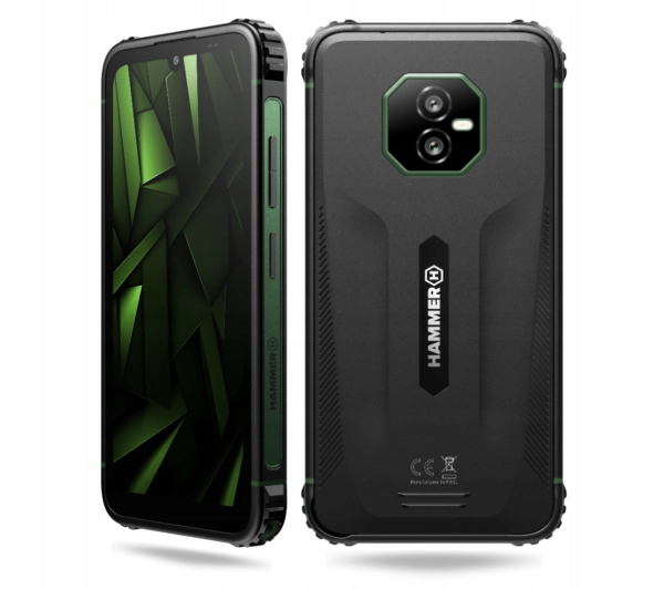 myPhone Hammer Ranger 8/256GB 6" 60Hz 50Mpix Czarno-zielony - Kup na Raty - RRSO 0%
