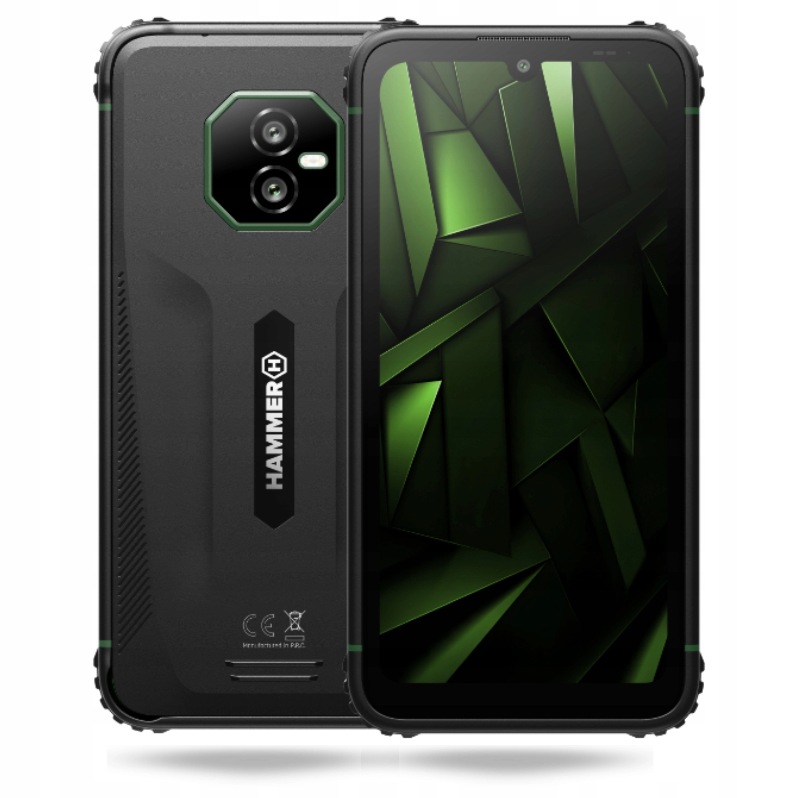 Smartfon myPhone Hammer Ranger 8/256GB 6" 60Hz 50Mpix Czarno-zielony