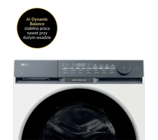 Haier X9 Slim HW80-B14387TU-PL Funkcje AI 8kg 1400 obr/min Zdalne sterowanie - Kup na Raty - RRSO 0%