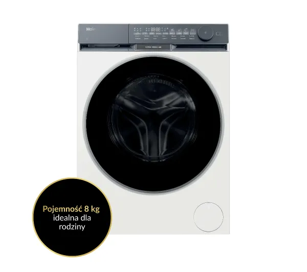 Haier X9 Slim HW80-B14387TU-PL Funkcje AI 8kg 1400 obr/min Zdalne sterowanie - Kup na Raty - RRSO 0%