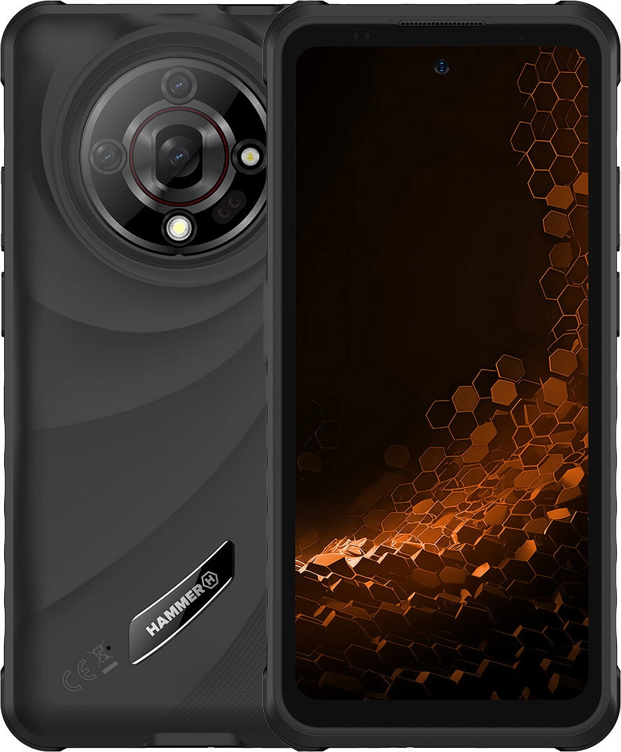 Smartfon myPhone HAMMER Iron 6 5G  6/128GB 6,56" 64Mpix Czarny