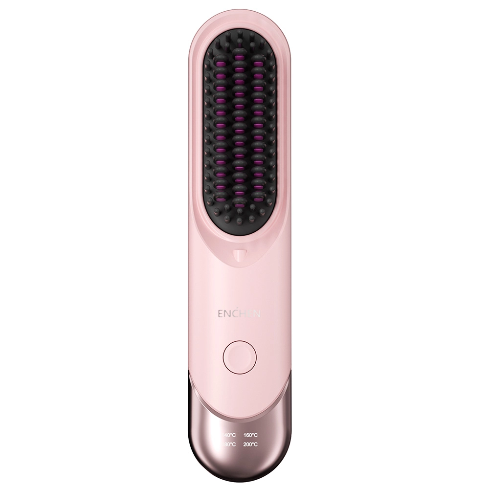 Bezprzewodowa szczotka prostująca Enchen H100 Jonizacja Różowy