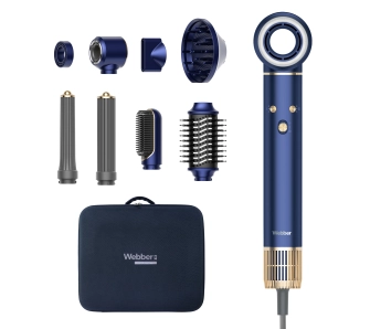 Suszarka do włosów Webber Ultra PRO-styler Airwave HD4 Dyfuzor Zimny nawiew 1300W 3 prędkości 3 temperatury
