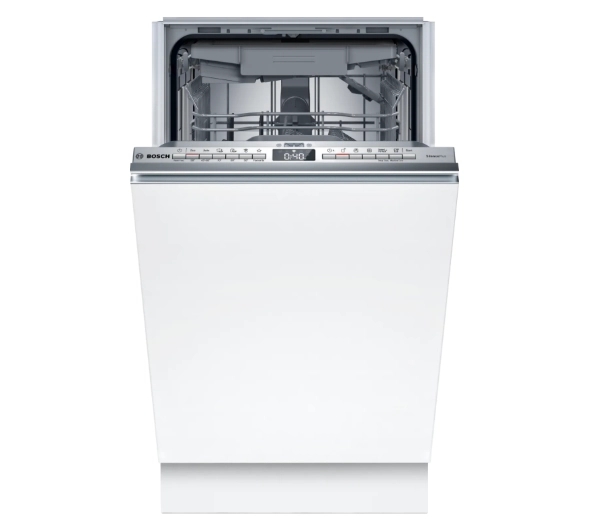 Zmywarki do zabudowy - Bosch Serie 4 SPV4EMX30E 44,8cm Automatyczne otwieranie drzwi Szuflada na sztućce Zdalne sterowanie
