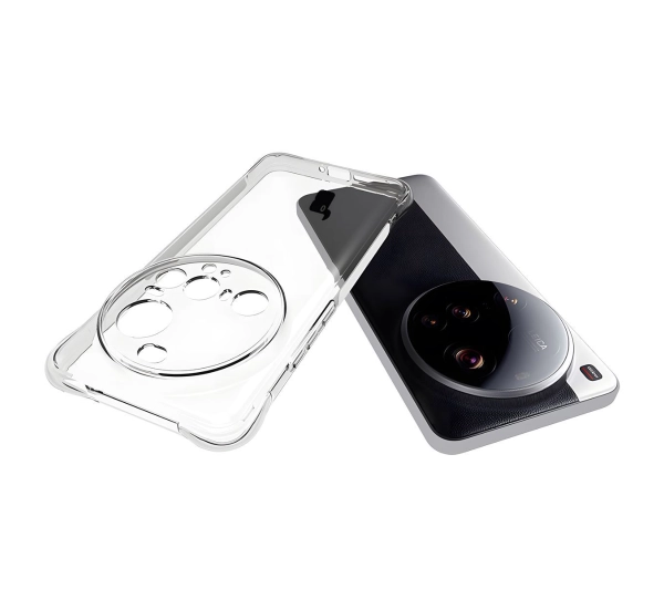 Bizon elastyczne etui Salpa + 2x folia na ekran Clear Pack do Xiaomi 15 Ultra