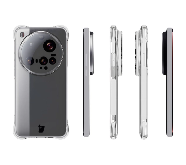 Bizon elastyczne etui Salpa + 2x folia na ekran Clear Pack do Xiaomi 15 Ultra