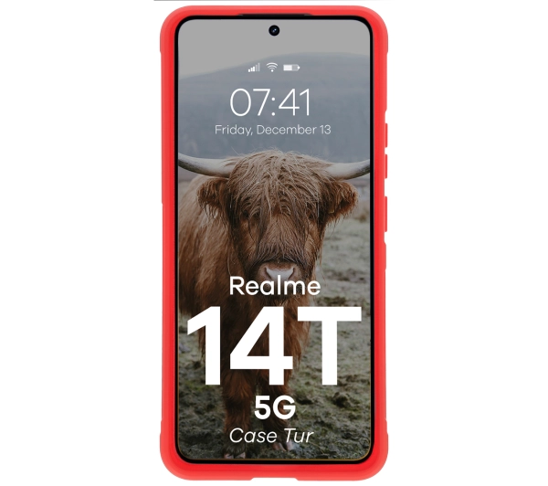 Bizon Tur do Realme 14T 5G Czerwony