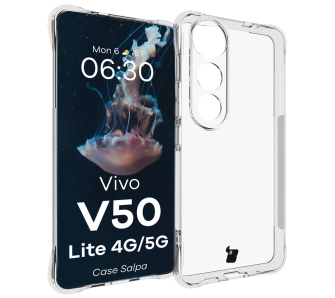 Etui Bizon Salpa do Vivo V50 Lite 4G / Vivo V50 Lite 5G Przezroczysty