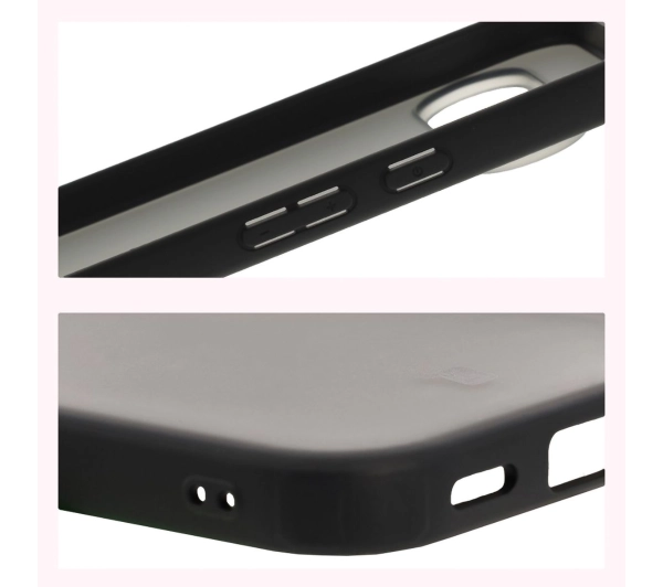 Bizon Angelo do Google Pixel 10 / Google Pixel 10 Pro Przydymione z czarną ramką