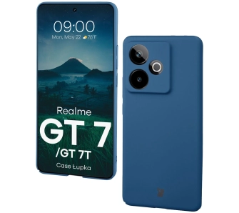 Etui Bizon Łupka do Realme GT 7 / Realme GT 7T Niebieski