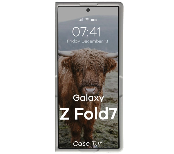 Bizon Tur do Samsung Galaxy Z Fold7 Jasnoszary