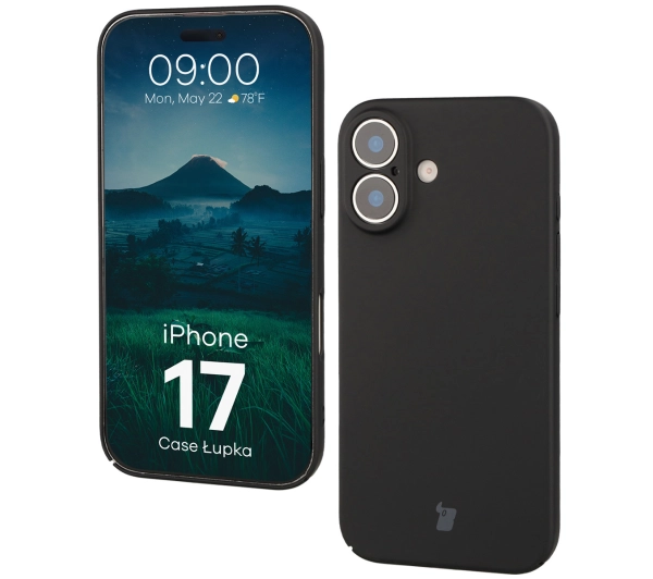 Bizon Łupka do iPhone 17 Czarny