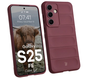 Etui Bizon Tur do Galaxy S25 FE Ciemnofioletowy