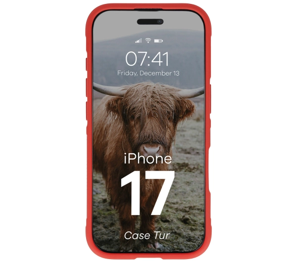 Bizon Tur do Apple iPhone 17 Czerwony