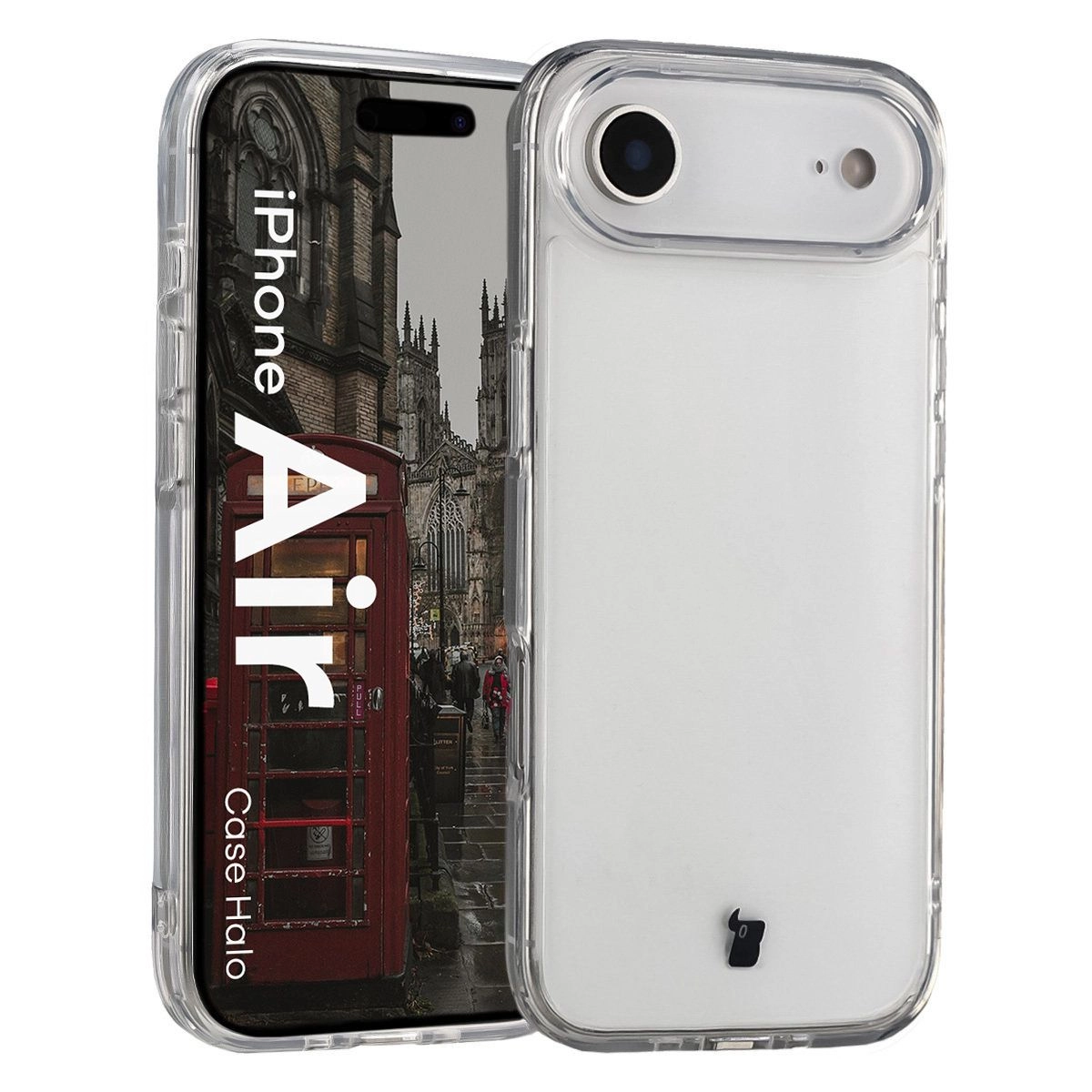 Etui Bizon Halo do Apple iPhone Air Przezroczysty