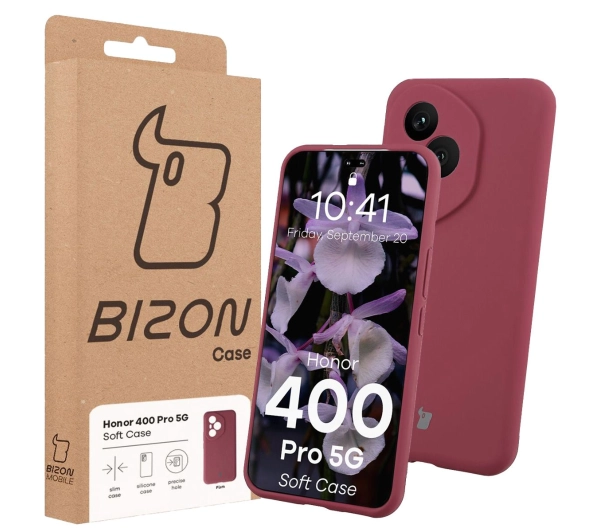 Bizon Soft do Honor 400 Pro 5G Śliwkowy