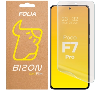 Folia ochronna Bizon matowa Film Sun do Xiaomi POCO F7 Pro
