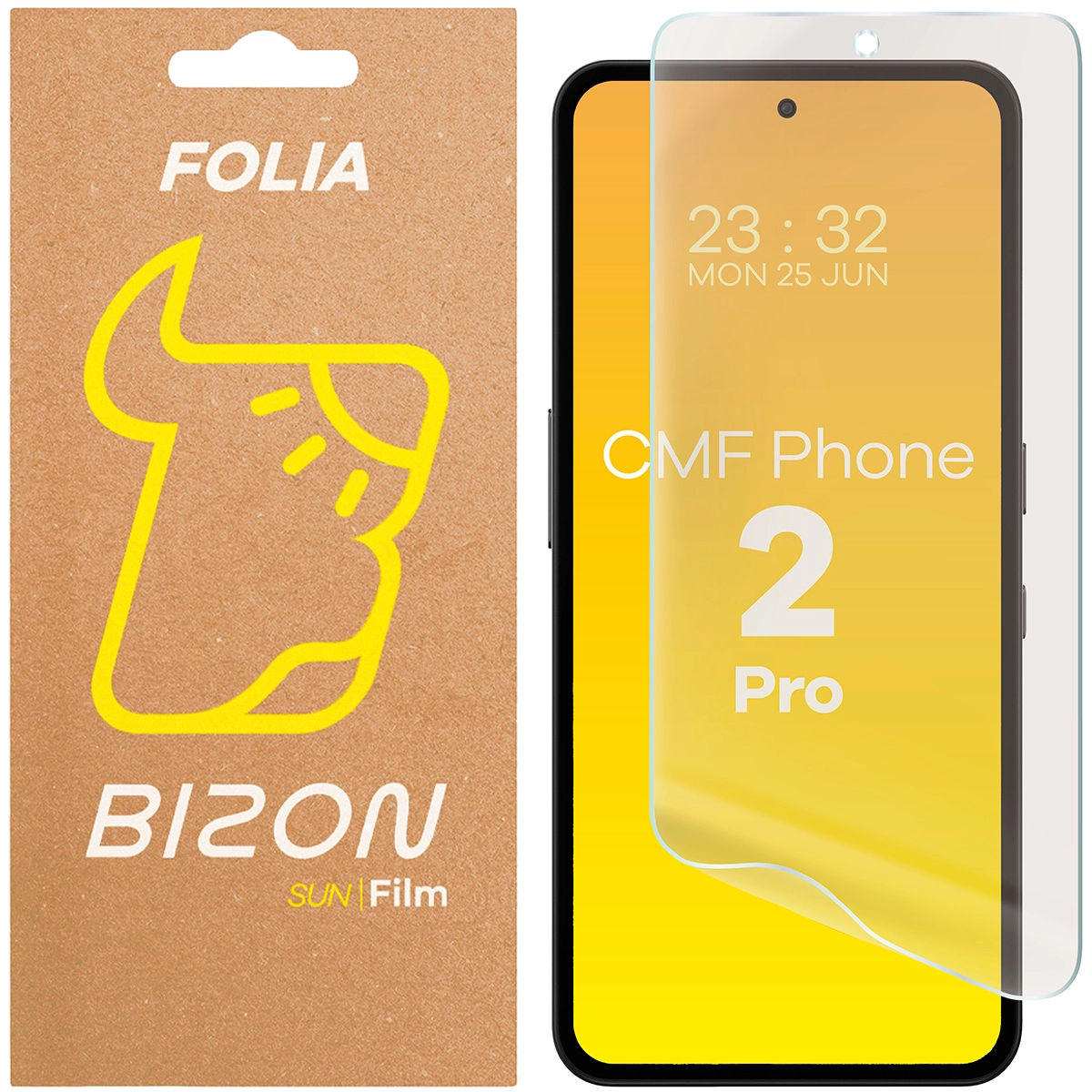 Folia ochronna Bizon matowa Film Sun do Nothing CMF Phone 2 Pro