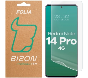 Folia hydrożelowa Bizon na ekran Hydrogel Front do Xiaomi Redmi Note 14 Pro 4G 1 sztuka