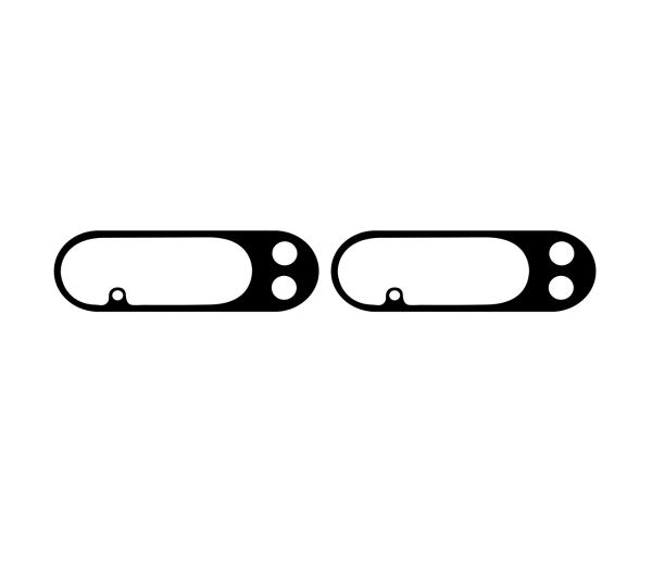 Bizon na aparat Silk Lens do Google Pixel 10 Pro czarny 2 sztuki