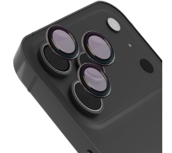 Szkło ochronne Bizon na aparat z aplikatorem Snap Lens do Apple iPhone 17 Pro / Apple iPhone 17 Pro Max