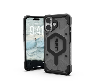 UAG Pathfinder Clear z MagSafe do iPhone 17 Ash Black