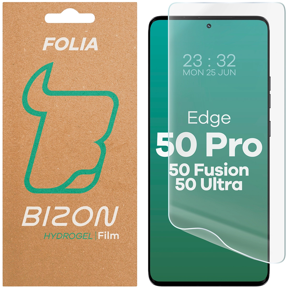 Folia hydrożelowa Bizon na ekran Hydrogel Front do Motorola Edge 50 Pro 1 sztuka