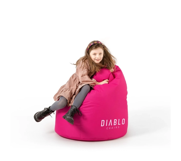Diablo Chairs Worek Tkanina Różowy - Kup na Raty - RRSO 0%