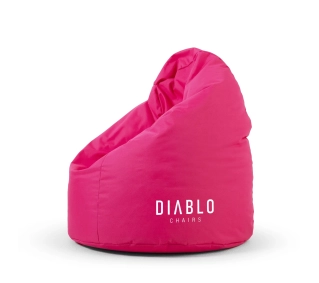 Diablo Chairs Worek Tkanina Różowy - Kup na Raty - RRSO 0%