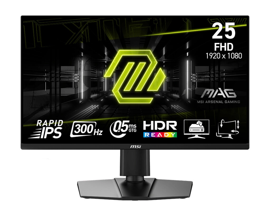 Monitor MSI MAG 255PXF 24,5" Full HD Rapid IPS 300Hz 0,5ms Gamingowy