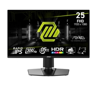 MSI MAG 255PXF 24,5" Full HD Rapid IPS 300Hz 0,5ms Gamingowy - Kup na Raty - RRSO 0%