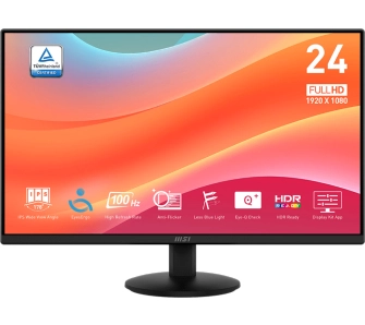 Monitor MSI PRO MP242L 23,8" Full HD IPS 100Hz 1ms MPRT