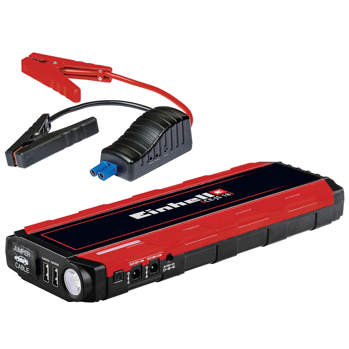 Powerbank Einhell CE-JS 18/1 Jump starter 18000mAh Czarno-Czerwony