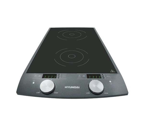 Kuchnie nastawne - Hyundai IND233 Czarny/Stalowy