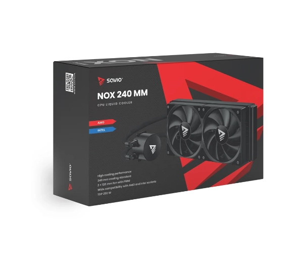 Savio NOX 240mm Czarny