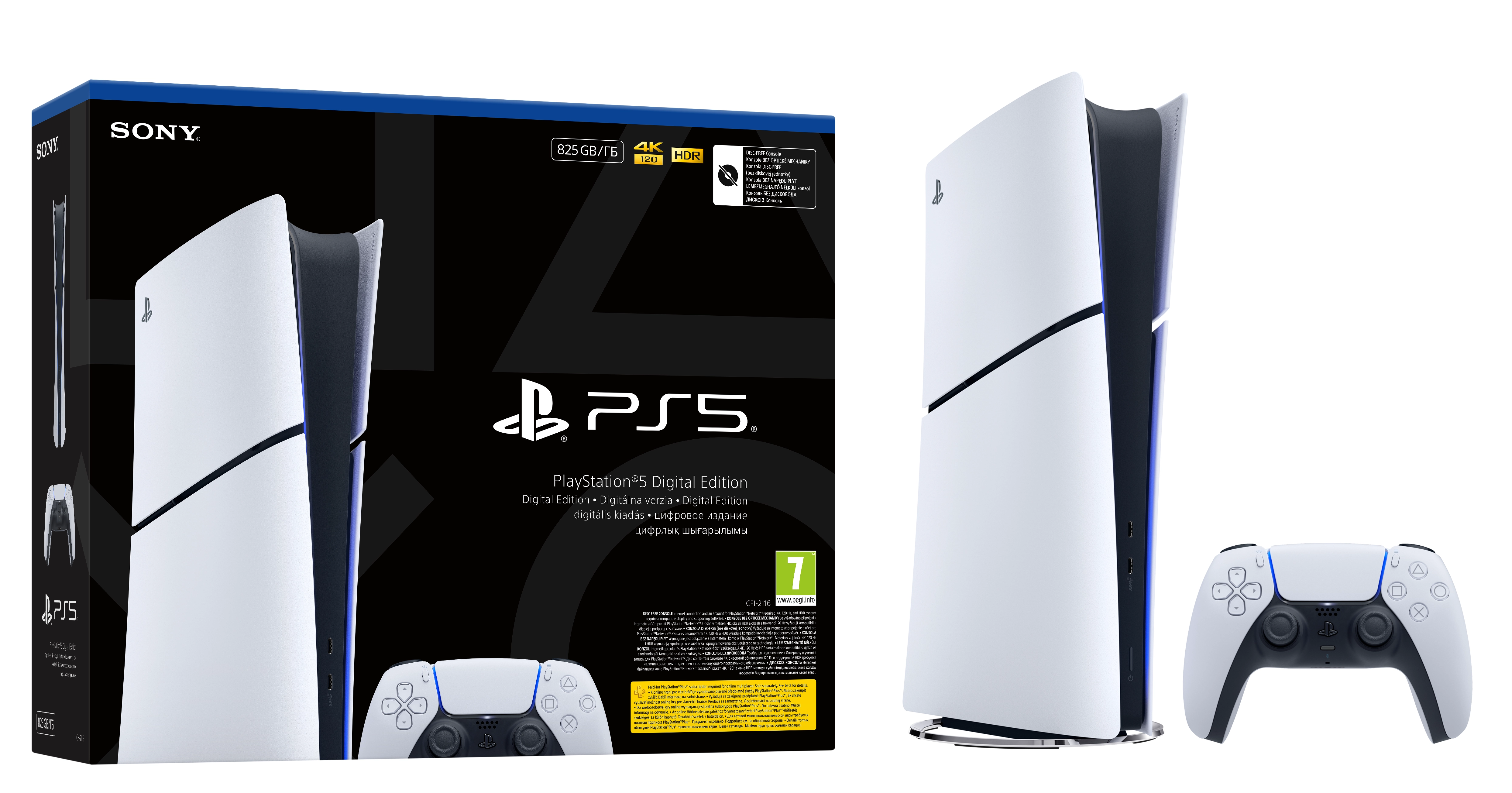 Konsola Sony PlayStation 5 Digital Slim E Chassis (PS5) 825GB