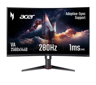 Monitor Acer Nitro XZ323QUZ1bmiiprx 32" 2K WQHD VA 280Hz 1ms VRB Zakrzywiony Gamingowy