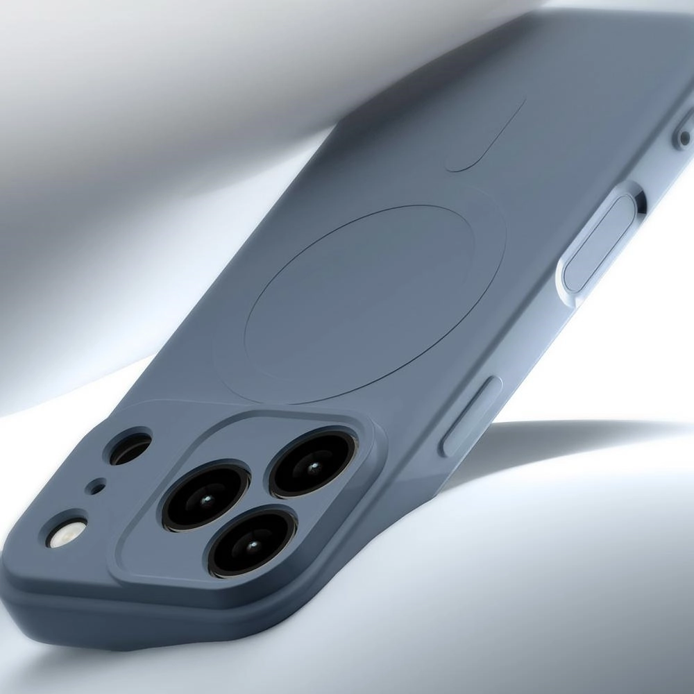 Etui Mercury Semi-Silicone MagSafe do iPhone 17 Pro Max niebieski