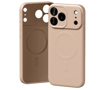 Etui Mercury Semi-Silicone MagSafe do iPhone 17 Pro Max różowo-piaskowy
