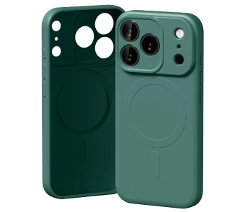 Etui Mercury Semi-Silicone MagSafe do iPhone 17 Pro zielony