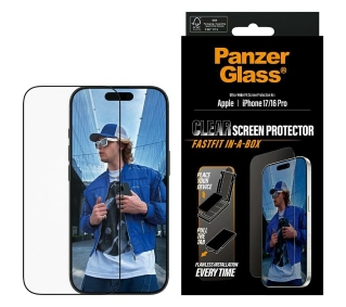 PanzerGlass Ultra-Wide Fit Fastfit do iPhone 17 / 16 Pro