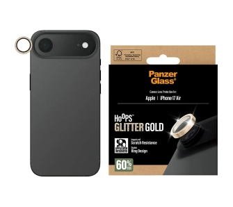 Szkło ochronne PanzerGlass Hoops Glitter do iPhone Air Złoty