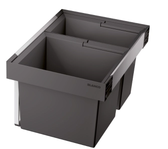 Sortownik odpadów Blanco FLEXON II Low 60/2 1x30l 1x19l