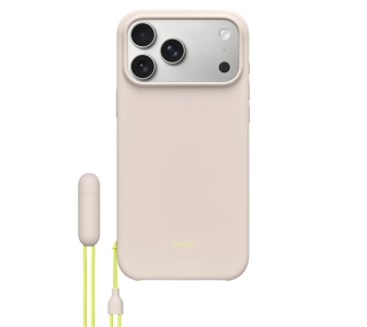 Etui Beats Kickstand Case z MagSafe i panelem Sterowanie aparatem do iPhone 17 Pro Max Boksytowy beżowy