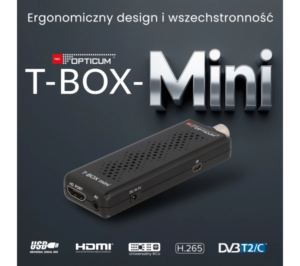 Opticum T-BOX mini HEVC H265